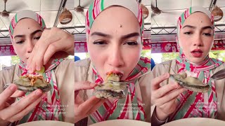 Aishah Azman Makan OysterTerliur Min [upl. by Nahtannoj]