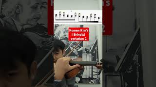 Practicing Roman Kims I Brindisi Variation 2 practice violine violinprogress stringteachers [upl. by Chak]