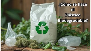 Cómo se Fabrica el Plástico Biodegradable Alternativas Ecológicas [upl. by Ailat]