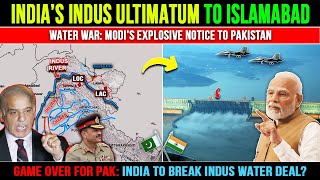 India Issues Notice to Pakistan Over the Indus Water Treaty [upl. by Masera]