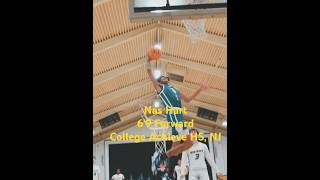 Nas Hart 69quot D1 Forward Prospect basketball collegebasketball collegerecruiting [upl. by Liscomb649]