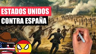 ✅La GUERRA entre ESPAÑA y ESTADOS UNIDOS  El desastre de CUBA del 98 en 11 minutos [upl. by Lock]