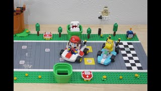 LEGO Super Mario MOC  Mario Kart Track [upl. by Nire]