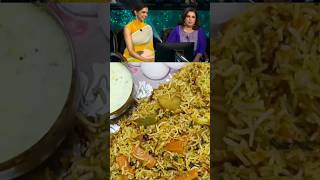 Veg Biryani or veg pulav😂 yt food youtube vegbiryani farah farahkhan kbc amitabhbachchan [upl. by Ira151]