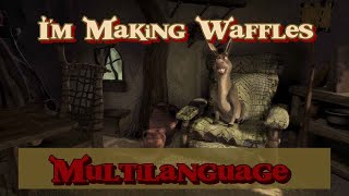 Shrek  Im Making Waffles  One Line Multilanguage 83 Versions [upl. by Mallissa87]