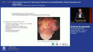 3 Intravitreal injections in endophthalmitis – choice of antibiotics and treatment strategies [upl. by Rosalie514]