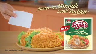 BARU Sajiku® Tepung Bumbu Menyerap Minyak Lebih Sedikit  30s [upl. by Joni887]