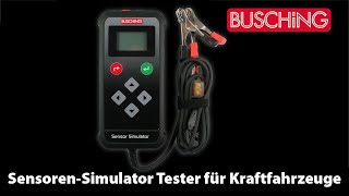 BUSCHiNG ArtNr 100909 SensorenSimulator Tester für Kraftfahrzeuge [upl. by Aihsatan]