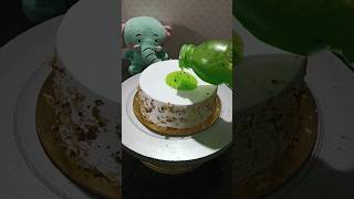 super easy pista cake decoration 🤩viral trending shortsfeed k2cakestudio [upl. by Nnylodnewg]