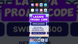 LAZADA PROMO CODE AT VOUCHERS NAPAKADALI PALANG GAMITIN [upl. by Elleinahc]