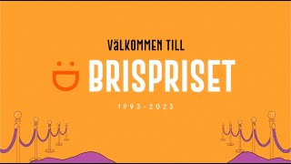 Vinnare av Brispriset 1993  2023 [upl. by Ahsercal]