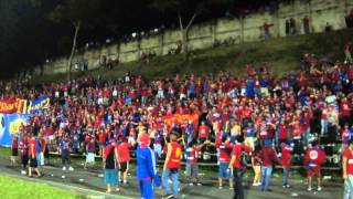 Turba Roja En Las Delicias Celebración luego de un gol [upl. by Friedlander]