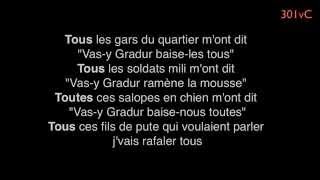 Gradur  Rafaler w Lyrics clip [upl. by Yeta]