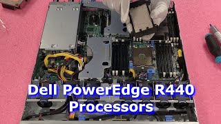 Dell PowerEdge R440 Server CPUs  Intel Xeon Processors Options  LGA3647 Socket  CPU Install [upl. by Zoellick]