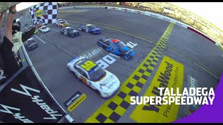 AJ Allmendinger wins in photo finish at Talladega [upl. by Fulks]