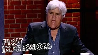 Jay Leno Interrupts As Dana Carvey Impersonates Him  First Impressions [upl. by Ikkela]