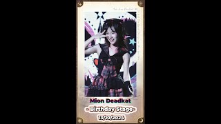 20241013 4K Fancam Mion Deadkat  Birthday Stage  ICHIBAN IDOL VOL1 [upl. by Gibson]