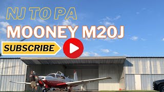 Mooney M20J New Jersey to Lancaster PA [upl. by Godwin]