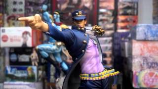 JOJOs Bizarre Adventure Review STATUE LEGEND Jotaro Kujo and Star Platinum figures Medicos [upl. by Thrasher]