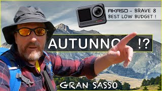 Al GRAN SASSO con AKASO BRAVE 8 la migliore actioncam low budget per aprire un canale YouTube [upl. by Eelrebmik691]