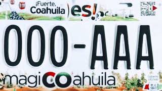 🍇🐮🚡🚗Nuevas placas de Coahuila traen elementos como el Teleférico Torreón Oficial [upl. by Terrill399]