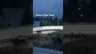 Sliding at High Speeds in Skeleton at the Whistler BC Sliding Centre 💨 [upl. by Mika]