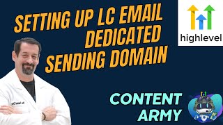 How to set up Domain Connect Integration with LC email dedicated sending domain in Highlevel [upl. by Rabassa]