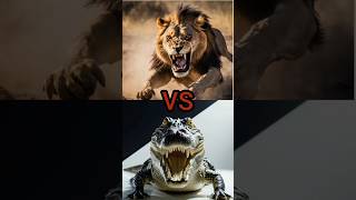 Lion VS AlligatorLionCrocodileg King Cobra Alligatorwolfanimals [upl. by Quickman]