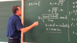 Clase 8 Problema 4 Tierra y satélite [upl. by Gonick984]