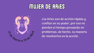 IA Predice  Mujeres de Aries caracteristicas [upl. by Ewnihc]