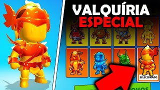 VALQUÍRIA DE FOGO NOVA SKIN ESPECIAL no STUMBLE GUYS [upl. by Barby]