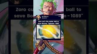 Zoro cuts the water ball to save Bonney 🔥  one piece [upl. by Llibyc]