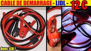 cable de demarrage lidl ultimate speed essence diesel jump leads starthilfekabel arranque se [upl. by Landry]