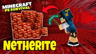 BEST NETHERITE MINING TECHNIQUE In Minecraft Survival [upl. by Derek484]