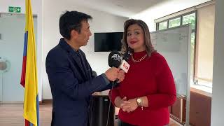 La Ministra del deportesin pelos en la lengua se refirió a la realidad del deporte Colombiano [upl. by Vinny]