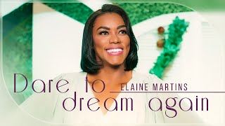 Elaine Martins  Dare To Dream Again  Volte a Sonhar Em Inglês Ao Vivo MKNetwork [upl. by Ahsinelg]