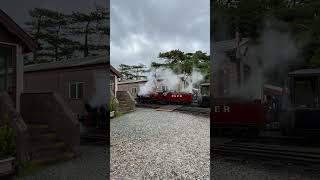 River Mite departing Ravenglass at the weekend 🚂❤️  train railway steamtrain [upl. by Saberhagen623]