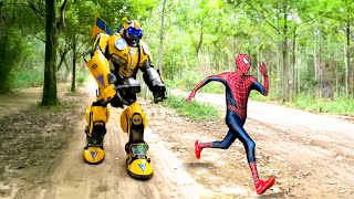 Homem Aranha e a História dos Transformers Aranha Histórias de SUPER HERÓIS [upl. by Centonze]