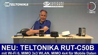 Dietz 2024 TELTONIKA RUTC50  5G  WiFI 6 Router mit MIMO 3x3 [upl. by Ner]