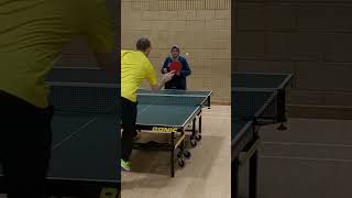 UNBELIEVABLE 🤯 GREAT SHOT JUST CLIPPED THE NET 🏓😬😬😬 shorts bestmoments [upl. by Peednas]