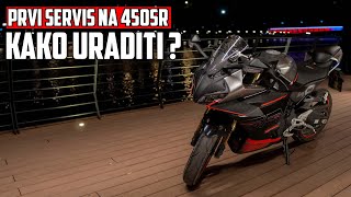 Servisiram CFMoto 450SR  Prvi servis  Kako ga uraditi sam [upl. by Hakeber878]