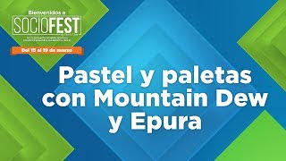 Pastel y paletas con Mountain Dew y Epura [upl. by Kassie]