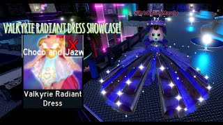 VALKYRIE RADIANT DRESS SHOWCASE IN RH Royale High [upl. by Reinhardt829]