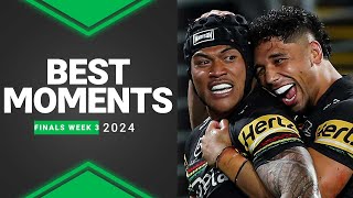 NRL 2024  Best Moments  Finals Week 3 [upl. by Ettennor548]