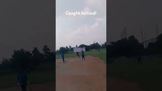 Caught behind cricket cricketshorts shorts shortvideo short indian batting goprocricket [upl. by Luehrmann]