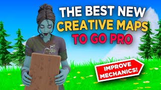 THE BEST NEW Creative Maps To GO PRO and Improve Mechanics in Fortnite  Warm Up Routine [upl. by Mollie]