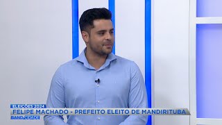 Entrevista com o prefeito eleito de Mandirituba Felipe Machado [upl. by Uokes925]