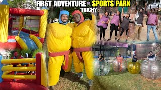 FIRST Adventure and Sports park in Trichy 😍  Zapp Adventure  VlogThamila [upl. by Erin239]