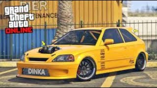 Gta5 Auto shop work Dinka Blista Kanjo Time and spawn location [upl. by Eiclek493]