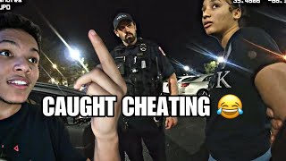 REACTING TO RATCHET FEMALE CHEATING ON HER BF THEN CAUGHT WITH FAKE ID [upl. by Magdalen]